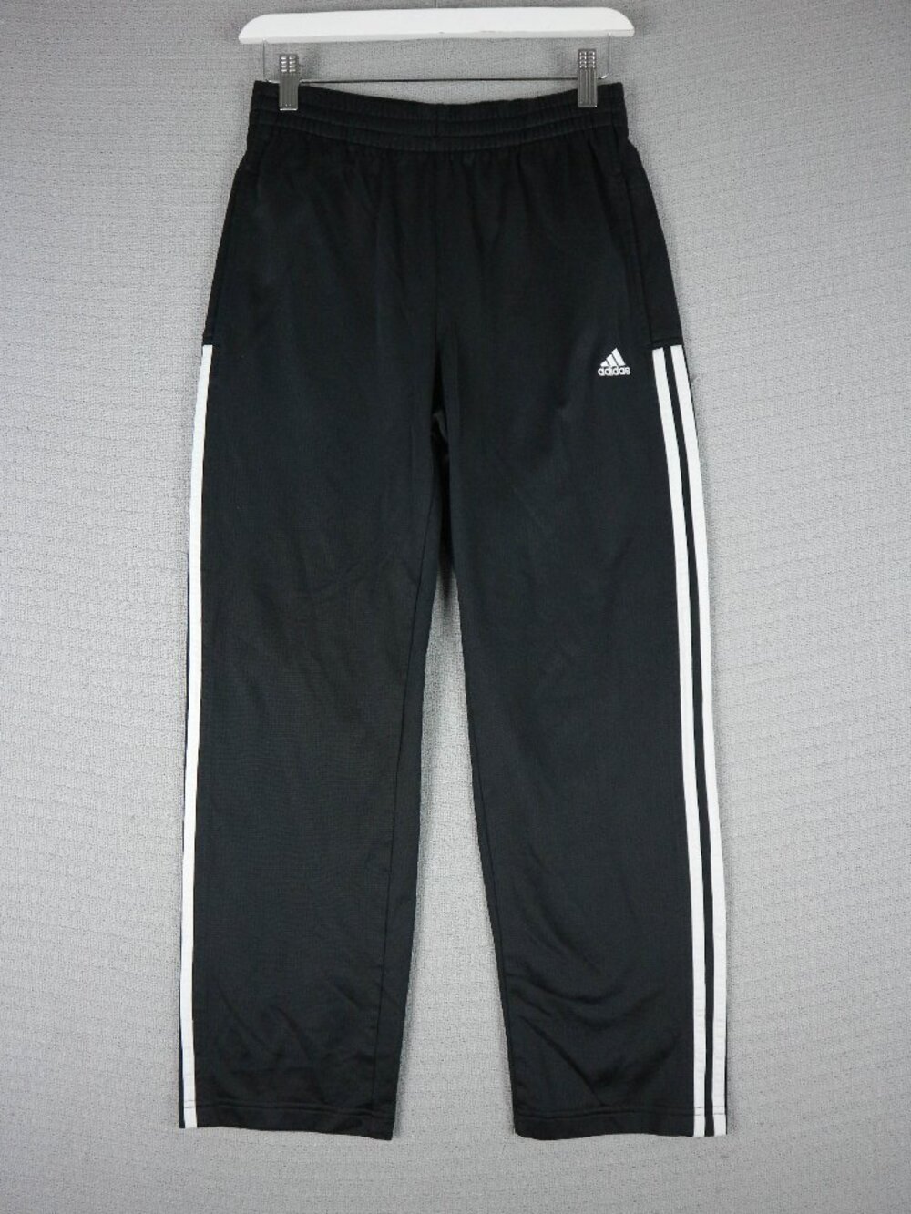 Adidas Y2K 2000's Womens Large Track Pants Straight Cut Polyester Striped